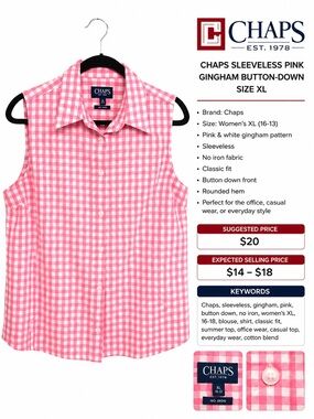 Chaps women extra large